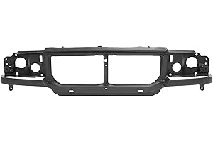 KUAFU Front Header Panel Headlight Compatible with 2004-2011 Ford Ranger FO1220228 4L5Z8A284AA Headlight Grille Mounting Panel Bumper Cover Support Plastic (PP) Black