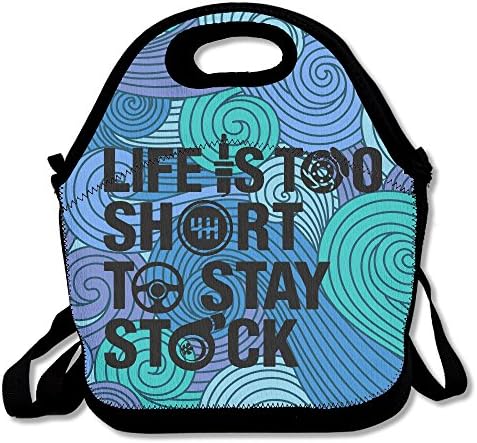 Black Life Is Too Short To Stay Stock Special Adult And Child Lunch Bags