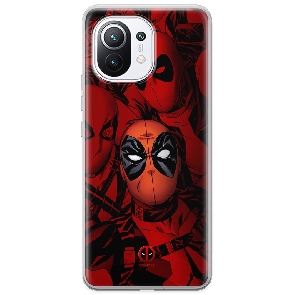ERT GROUP mobile phone case for Xiaomi 11 original and officially Licensed Marvel pattern Deadpool 001 optimally adapted to the shape of the mobile phone, case made of TPU — image 1
