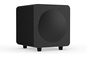 Kanto SUB6 Sealed Powered Subwoofer | 200W Peak Power | 6” Woofer | Quick & Accurate Bass | Ultra-Compact Design | Matte Black
