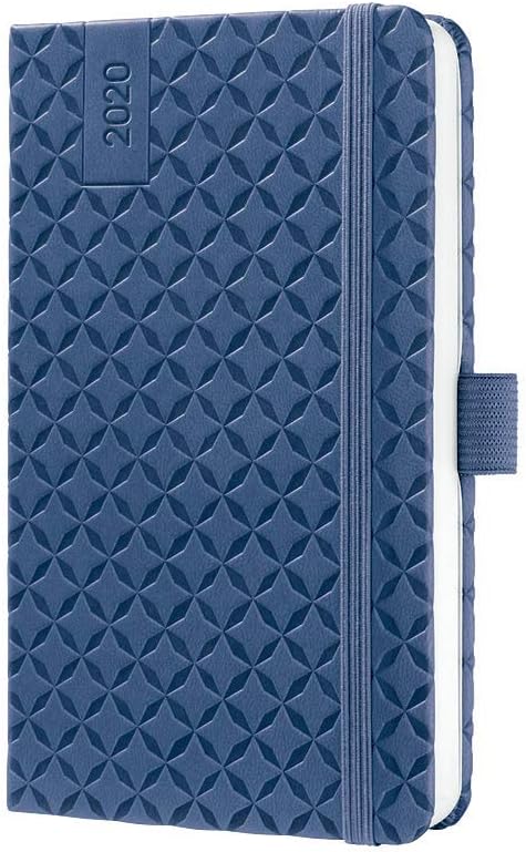 SIGEL J0100 Weekly diary Jolie 2020, format approx. A6, hardcover, dark blue, approx. A6 (9,5 x 15 cm)