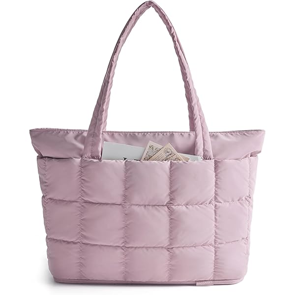 Amazon.com: BAGSMART Crush Tote Bag for Women, 20L Puffer