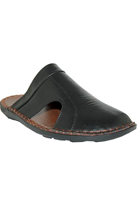 mens closed toe open back sandals