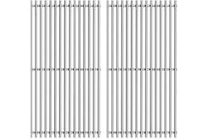 Htanch SF4362(2-Pack) 15" Stainless Steel Cooking Grid Grates Replacement for Select Gas Grill Models by Broil King, Broil-Mate,Huntington and Sterling Gas Models Set of 2