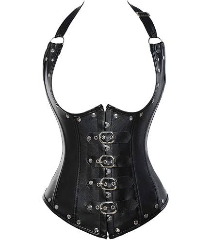 CAZSTYK Leather Harness For Women Underbust Corset Top With Strap
