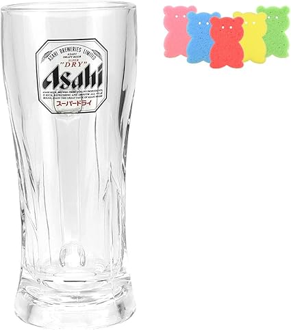 Amazon Co Jp 正規品 Asahi アサヒ スーパードライ 380ml スペシャル ビールジョッキ グラス スポンジ付き アサヒa 1個 信州グラス ホーム キッチン