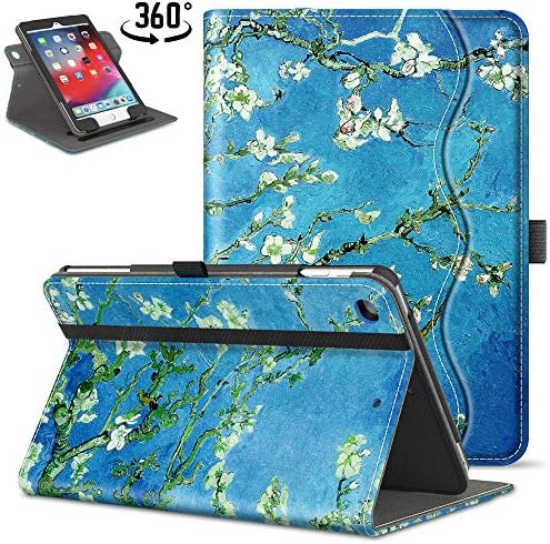 Retear Case for iPad 9.7 inch 2018/2017 360 Degree Rotating PU Lightweight Smart Leather Stand Apple Cover with Auto Wake/Sleep