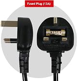 Spares2go Mains Power Cable & Plug for Numatic Henry Hetty Vacuum Cleaner view 4