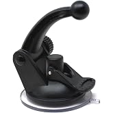 Garmin GPS Mount for Car 17mm Suction Cup Holder for Dashboard &amp; Windshield | 17mm ball suction mount for Garmin GPS; compact holder for car, truck, RV dashboard, windshield &amp; window