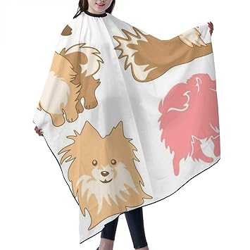 Amazon Com Pomeranian Dog Barber Salon Cape Polyester Haircut
