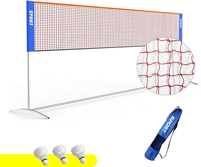 Tournament Badminton Net with Posts Badminton Tennis Volleyball Net