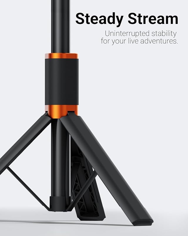 Trípode invisible para selfie de 48 pulgadas para Insta360 X4/GO 3/X3/ONE RS/ONE X2/ONE X/GO 2/ONE R/ONE - Barra de extensión para selfie con mango ajustable impermeable para cámara de acción