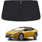 KUST Windshield Sun Shade for Toyota Prius 2023-2025 2026 Window Accessories Sunshades Sun Visors Foldable Blocks UV Rays Keep Cars Cooler