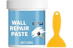 Wall Repair Paste – Waterproof Hydrophobic Drywall Putty, Fiber-Reinforced Wall Mending Paste for Cracks, Nail Holes, and Den