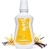 SuperMouth® Fluoride-Free Mouthwash – Nano-Hydroxyapatite, Vitamins D3 & K2, Prebiotics, Alkaline pH 8.5, Alcohol-Free, Freshens Breath, Safe Clean Ingredients, 4 Flavor Options