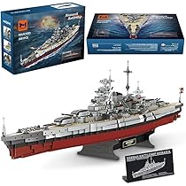 MISINI M7001 1:300 Japanese Yamato Battleship Building Blocks Set
