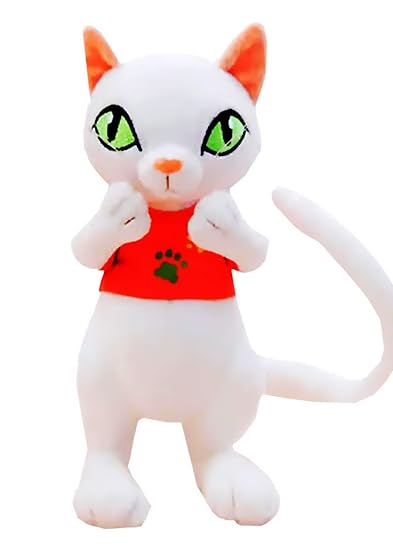 Buy Popo Cat With Long Tail Fully Adjustable 35 Cm White