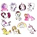 Laptop Stickers, Water Bottle Stickers for Hydro Flask Laptop Water Bottles Car Bumper Skateboard Guitar Bike Luggage Waterproof Vinyl Decals Cool Graffiti Stickers Pack (30 Pcs Unicorn Stickers)