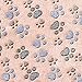 luciphia 1 Pack 3 Blankets Super Soft Fluffy Premium Fleece Pet Blanket Flannel Throw for Dog Puppy Cat Paw Small