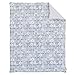 Dwell Studio Bear Hugs 3 Piece Nursery Crib Bedding Set, Blue, Gray, White