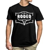 IsPICK Western Shirts for Men Rodeo Cow Skull Cowboy Vintage Graphic Tees | Cowboy Shirt for Men,Mens Cowboy Shirt,Rodeo Tshirt,Western Tshirt,playeras vaqueras,Country Concert Tops