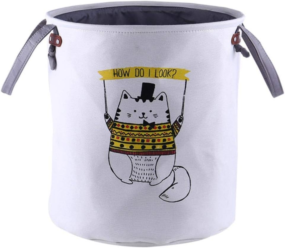 Qazxsw Stoff Wäschekorb Tasche Falten Schmutzige Kleidung Kleinigkeiten