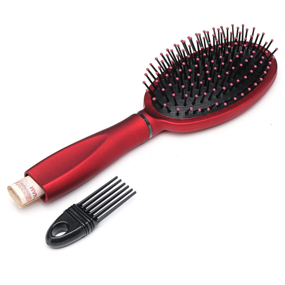 Emergency Festival Stash Hairbrush Pill Box