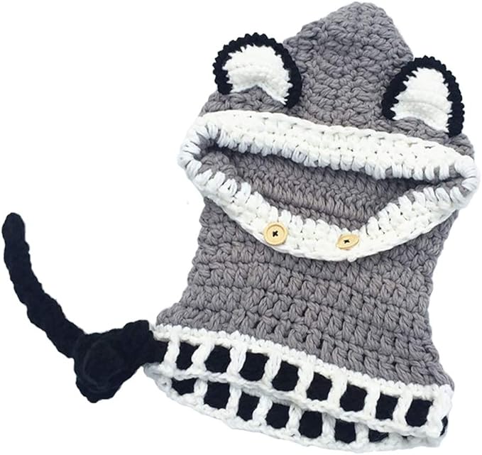 hat with scarf attached kids