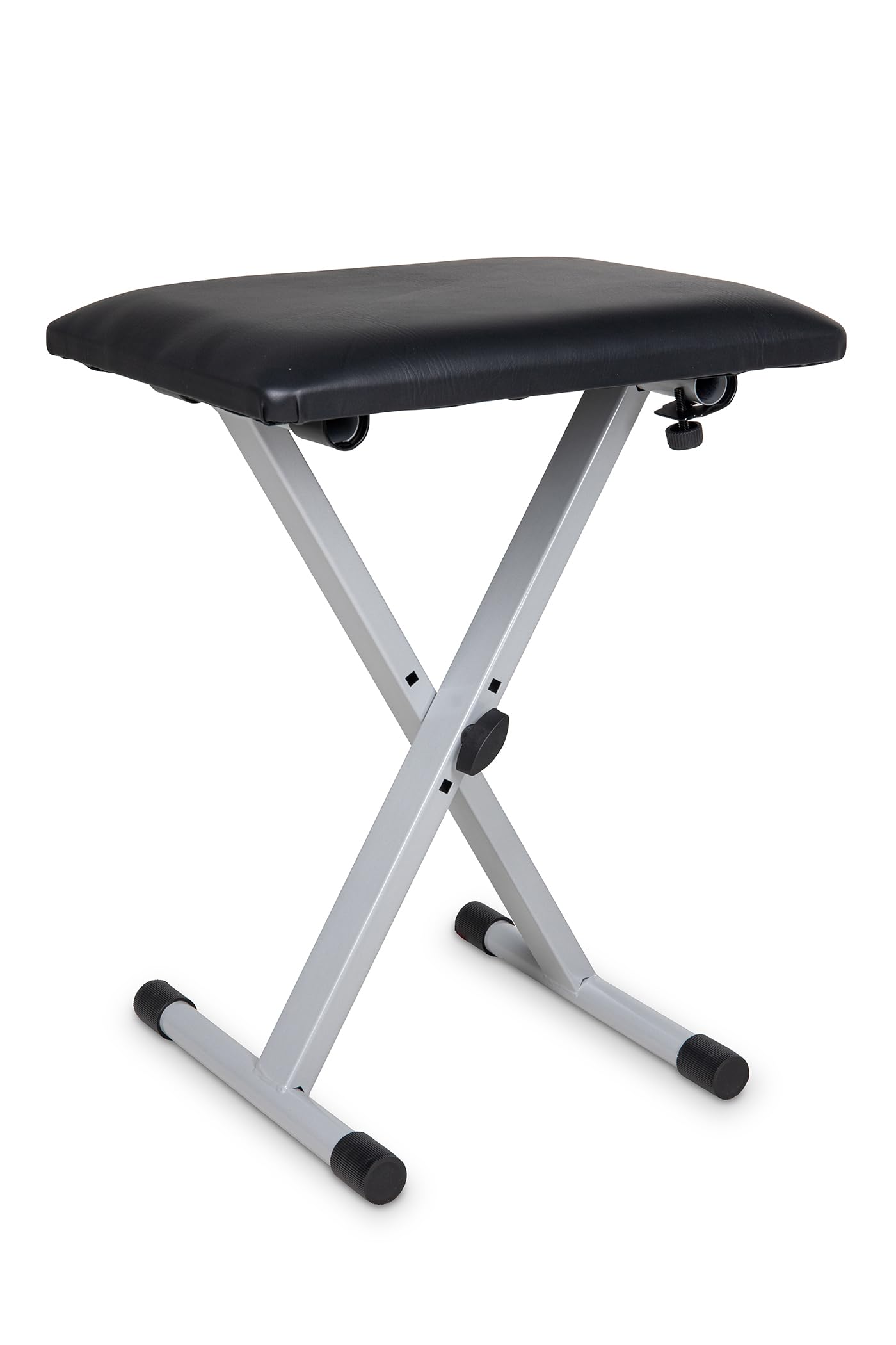 BSX 900529 Keyboard Bench with 3 Different Height Settings - Silver/Grey