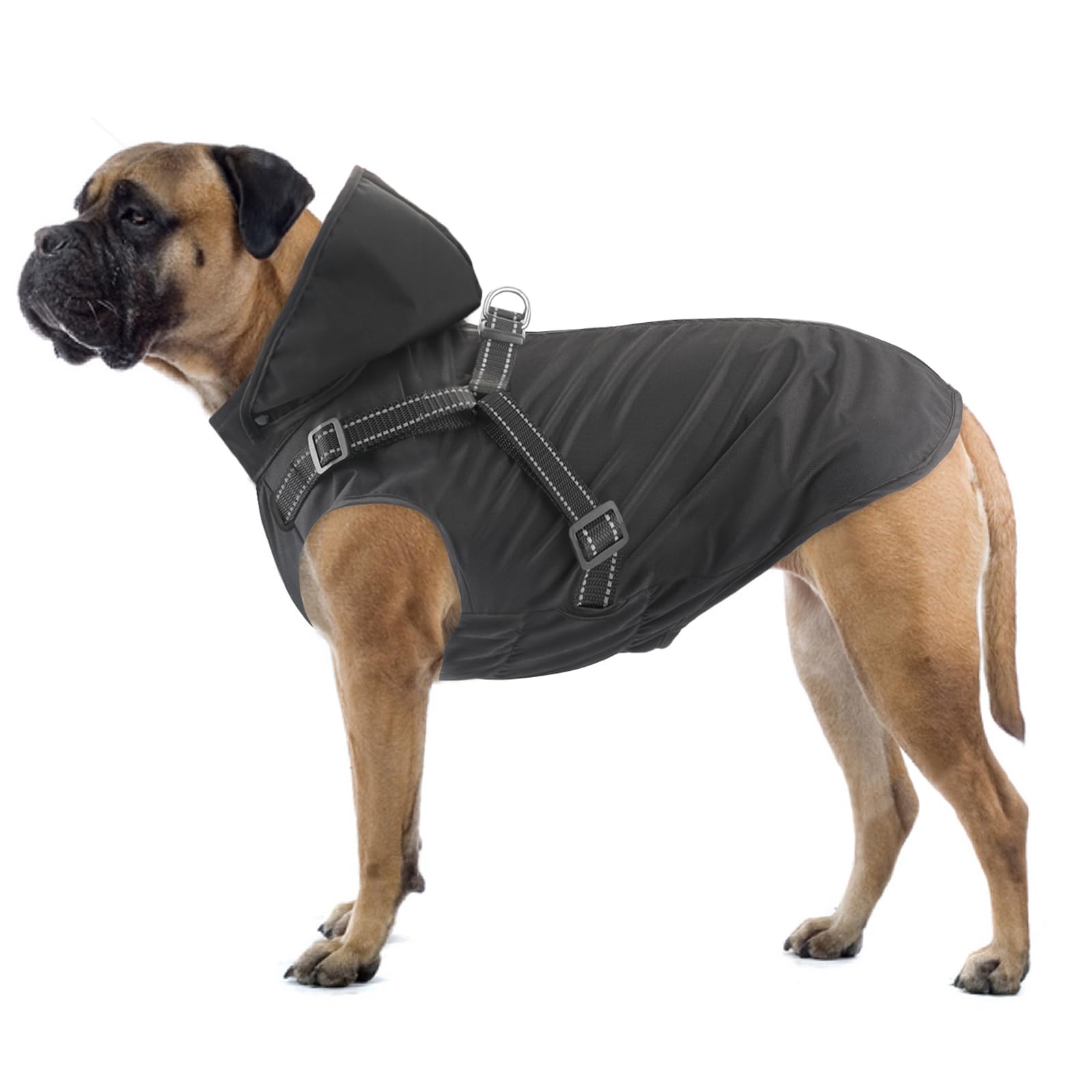 Mosucoirl Dog Raincoat & Hoodie - Waterproof, Reflective, Adjustable Rain Jacket for Small to Large Dogs & Puppies — image 1