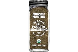 Spice Hunter The Seasoning Organic Jar, poultry, 1.1 Ounce