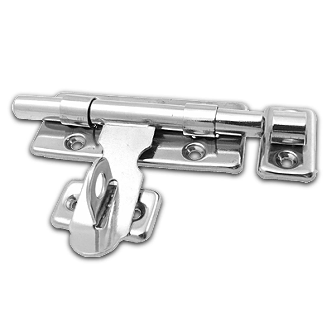 Sourcingmap a08040800ux0046 Stainless Steel Door Barrel Bolt with Padlock Clasp