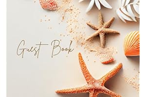 Guest Book: For AirBnb, VRBO, Vacation Rentals, Bed & Breakfasts, Beach Houses, Guest Houses and Cabins | 125 Pages