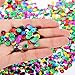 eBoot 70 Grams Loose Sequins Cup Sequins Bulk Iridescent Spangles Craft Supplies for Embroidery Applique Arts and Embellishment, Assorted Colors, 6 mm