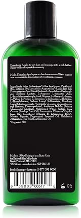 Brickell Daily Strengthening Shampoo Men Natural Organic Mint Tea Tree Scalp view 2
