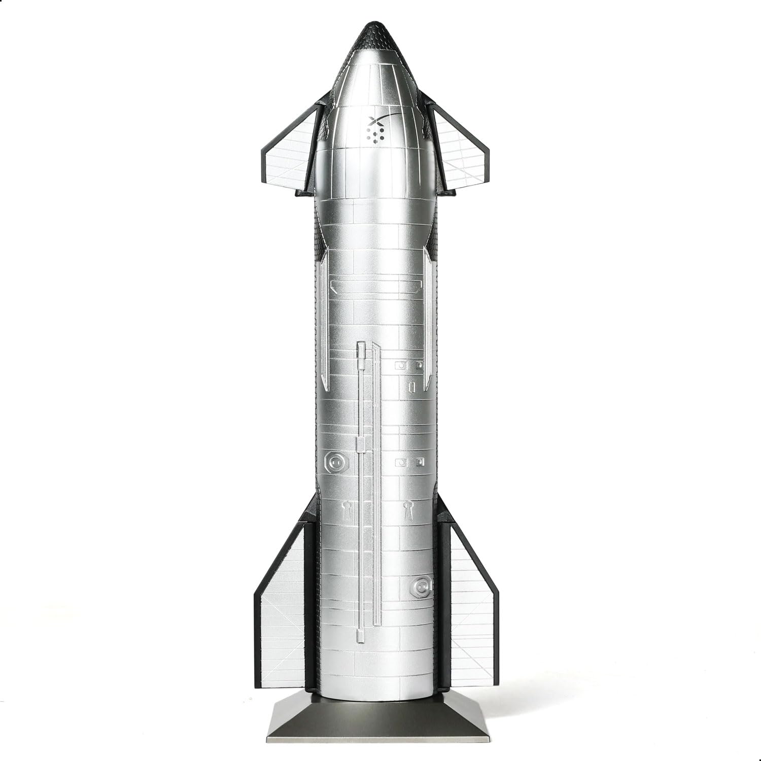 QIYUMOKE 1/200 Starship Rocket Model Dragon Spacecraft (10.4 Inch) Suitable for SpaceX Starship Static Model Suitable for Space Enthusiasts Rocket Models or Desktop Display Models