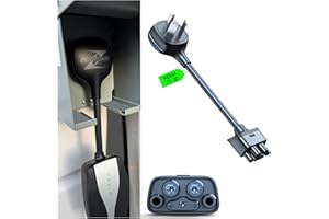 Ecotome NEMA TT-30 Adapter for Tesla Mobile Charger Gen 2 & 3, for 120V Outlet, 24 Amp, Compatible with Model 3, Y, X, S Ideal for Outdoor Road Trip, Camper, and Home Safe Charging