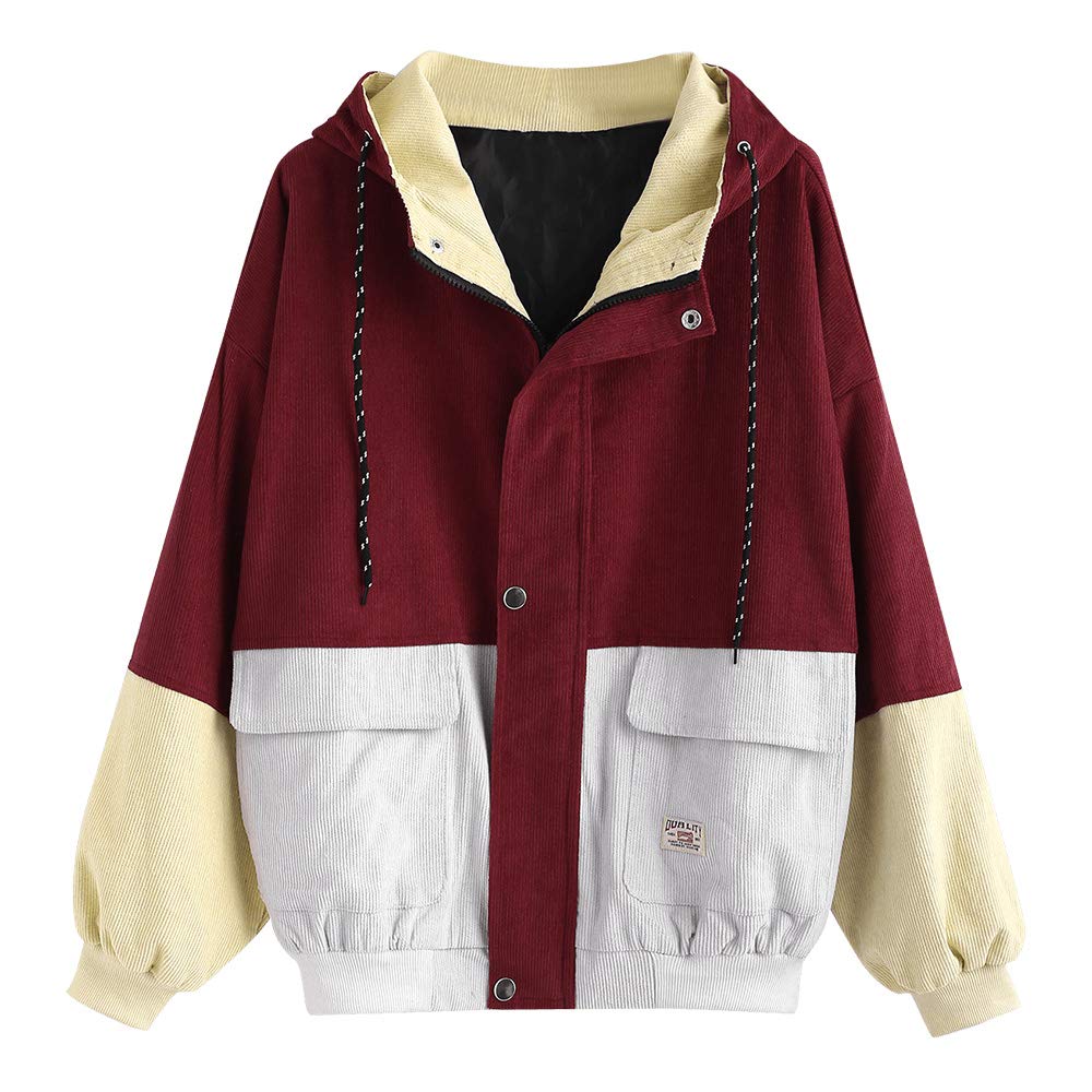 zaful colour block jacket