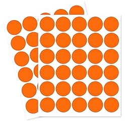 Yeachlaing 1 Inch Removable Color Code Dot Sticker