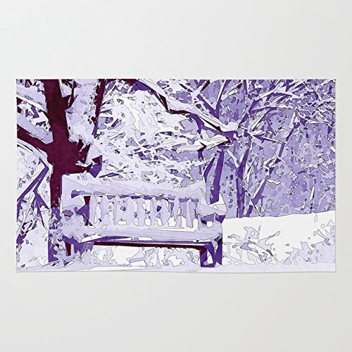 Artistic Winter Themed Rugs Scenery Rugs for the Season