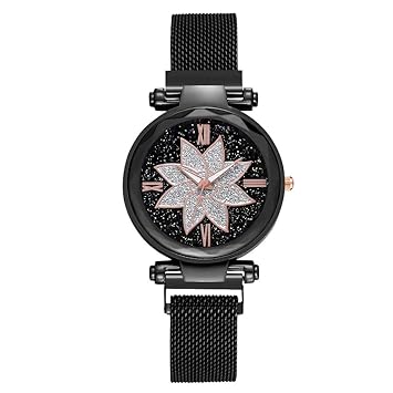Reloj de Cuarzo para Mujer con Esfera de Acero Inoxidable y Correa ...