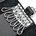 Aladin Leather Pocket Key Organizer Case with 6 Hooks & 1 Car Key Fob Holder