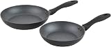 Russell Hobbs Metallic Marble 2 Piece Frying Pan Set 20/24cm Induction