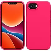 kwmobile Case Compatible with Apple iPhone 16e Case - TPU Silicone Phone Cover with Soft Finish - Neon Pink