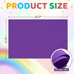 20 PCS EVA Foam Sheets DIY Handcraft Materials 1mm