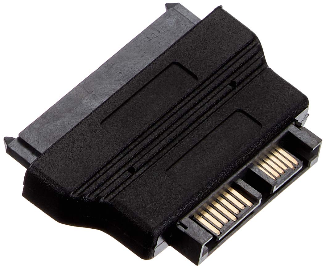 DELOCK 61694 Adapter SATA 22pin Bu > Slim SATA St, black