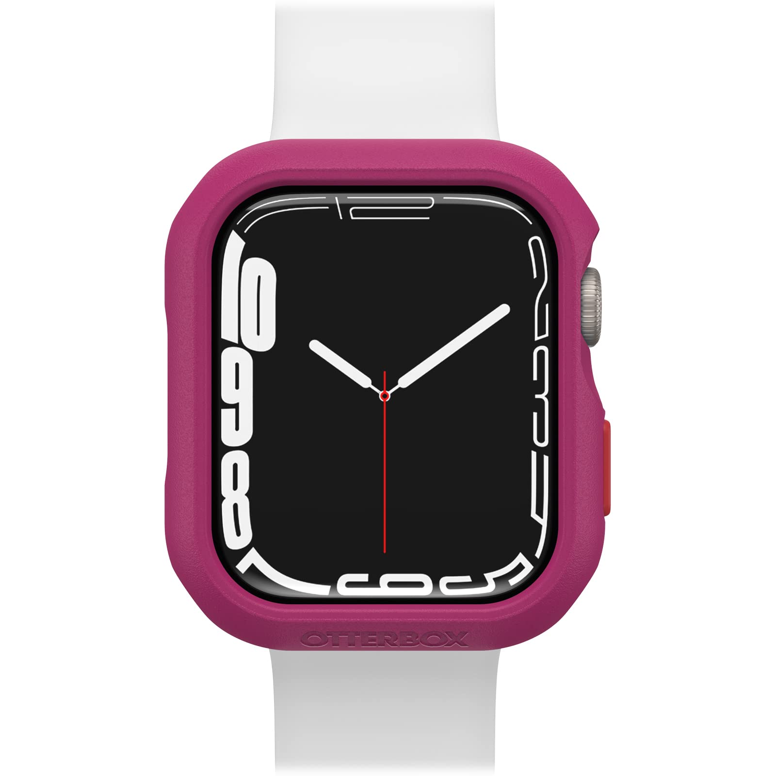 OtterBox All Day Watch Bumper for Apple Watch Series 9/8/7-45mm, Shockproof, Drop proof, Sleek Protective Case for Apple Watch, Guards Display and Edges, Pink/Red — image 1