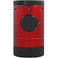 XiKAR Volta Quad Flame Tabletop Cigar Lighter in an Attractive Gift Box Warrant (Red)