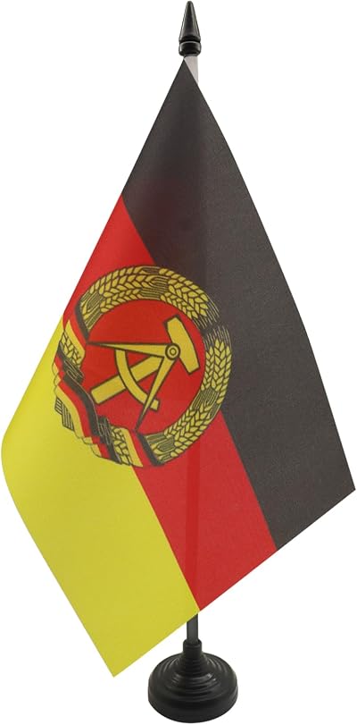 AZ FLAG East Germany Table Flag 5x8 in Mini Desk Flag 21x14 cm