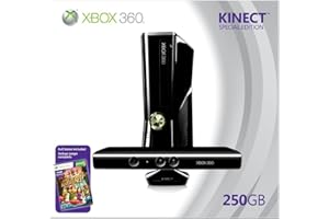 Xbox 360 250GB Console with Kinect (Renewed)